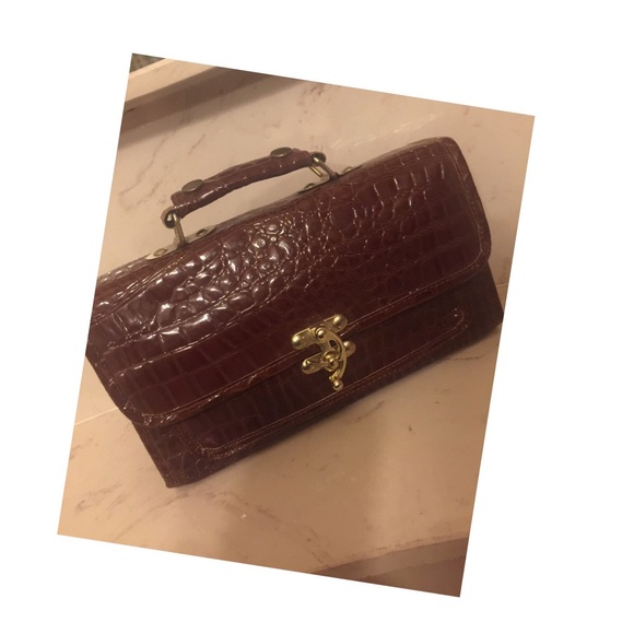 1950s true unique vintage boxy gator pinup bag♥️ - Picture 6 of 8